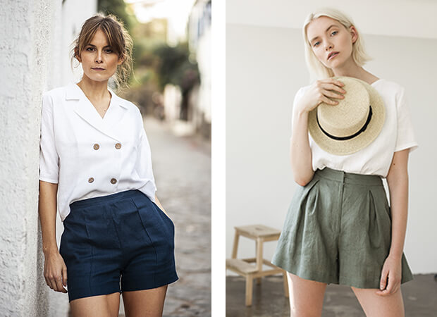 How to style linen shorts?