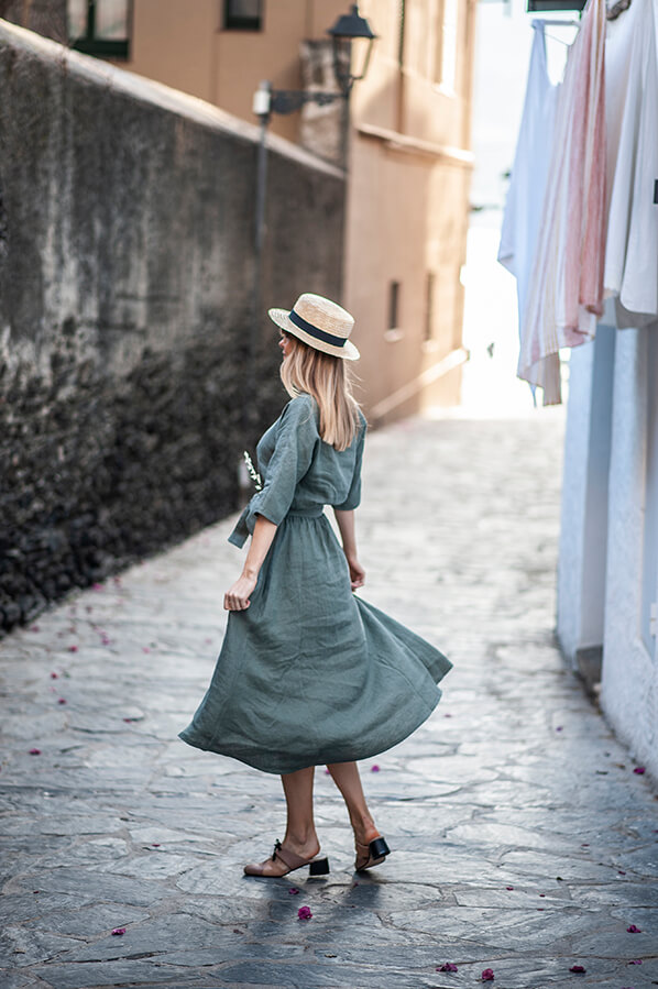 Linen 2025 travel dress